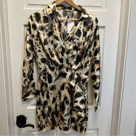 Mango Dresses & Skirts - Mango Leopard Print Mini‎ Dress